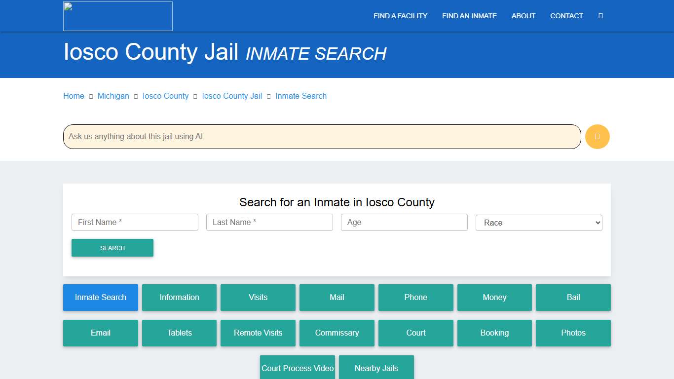 Iosco County Inmate Search & Roster | Find Inmates MI